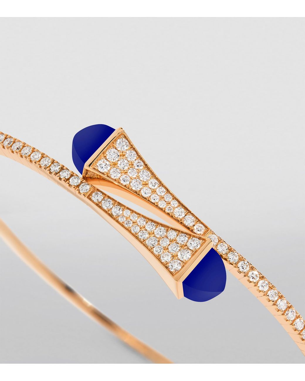 Marli New York White Diamond And Lapis Lazuli Cleo Midi Bracelet