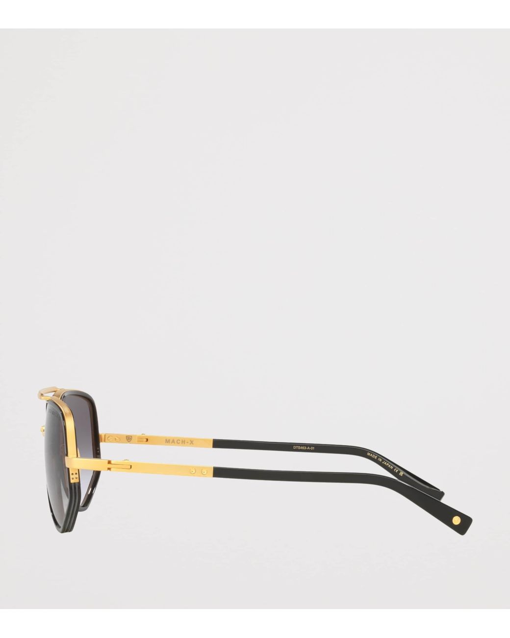 Dita Eyewear Gray Mach X Pilot Sunglasses