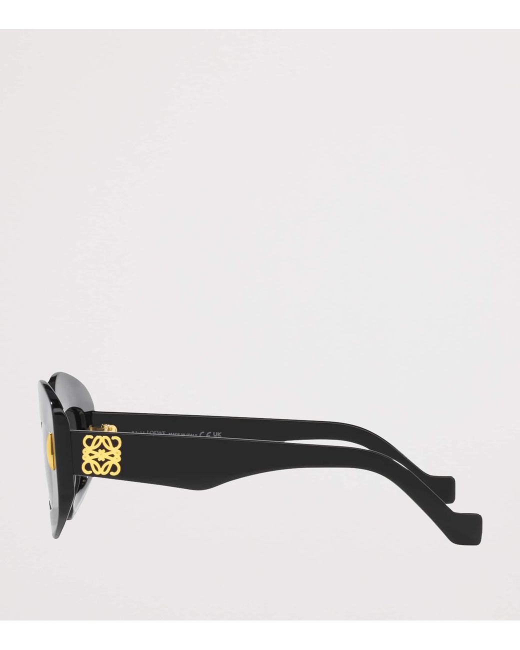Loewe Black Chunky Anagram Sunglasses