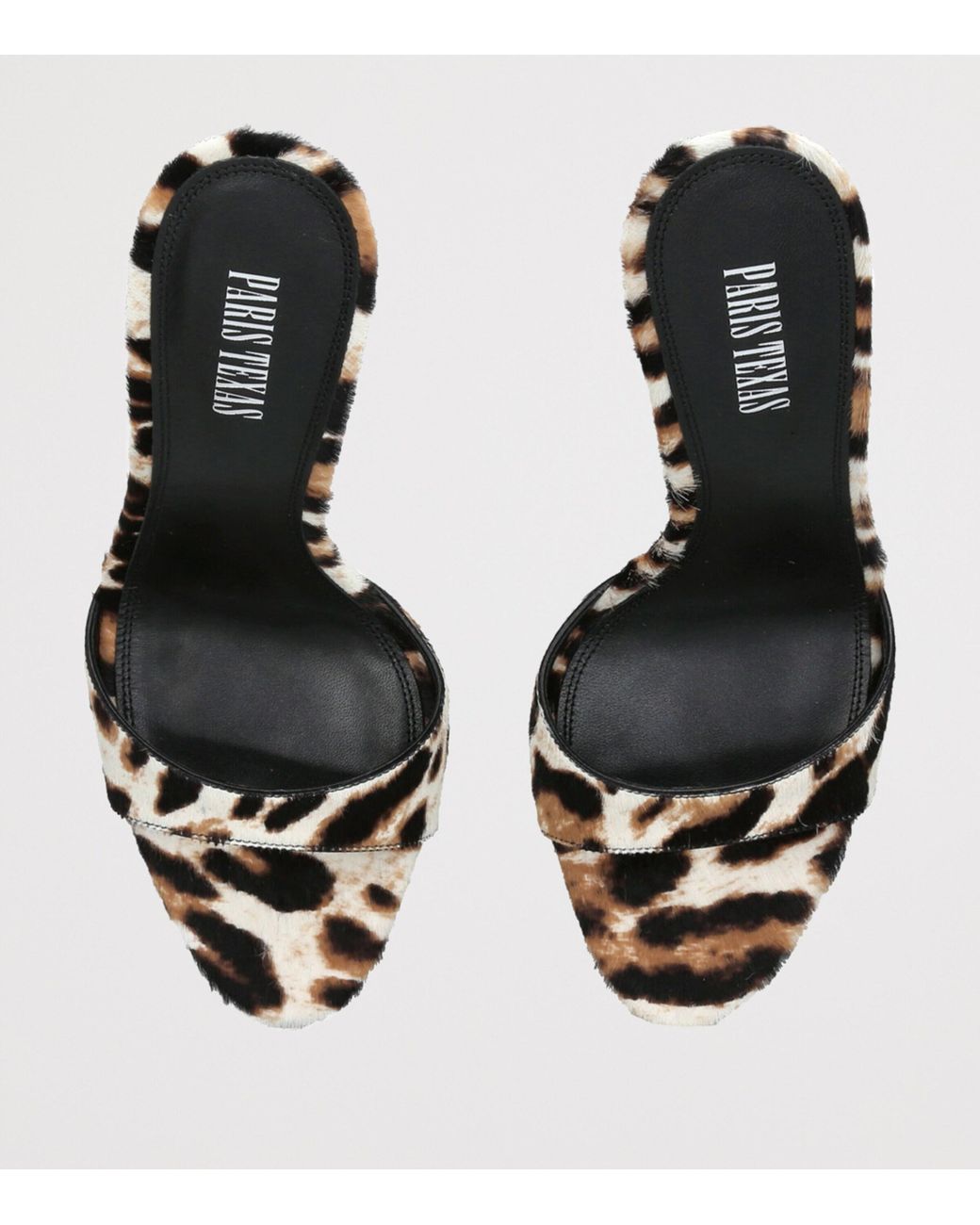 Paris Texas Metallic Pony Hair Lidia Mules 105