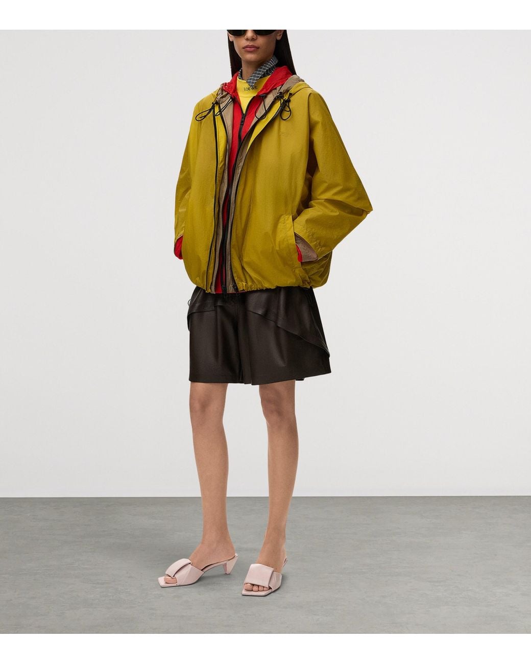 Loewe Yellow Technical Layered Jacket