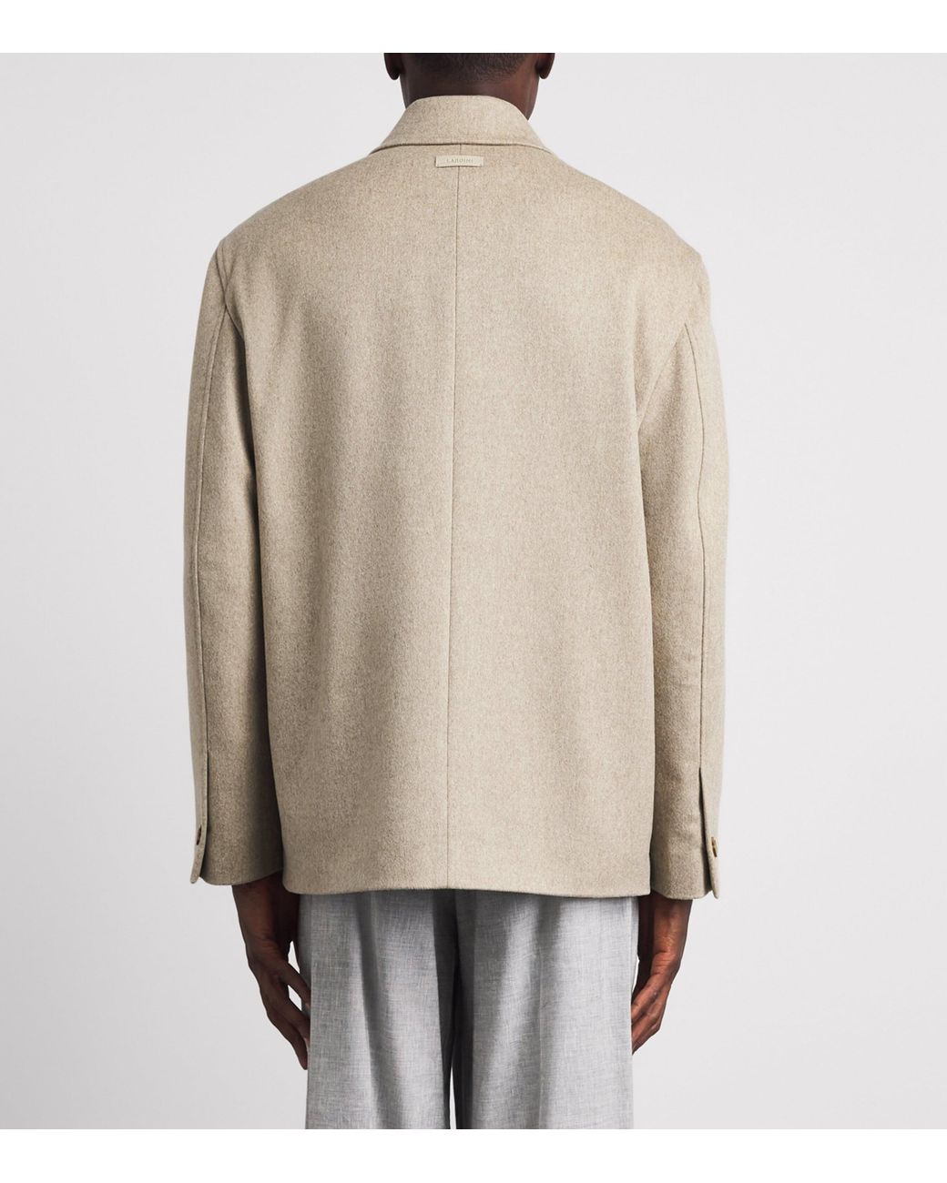 Lardini Natural Virgin Wool Jacket for men