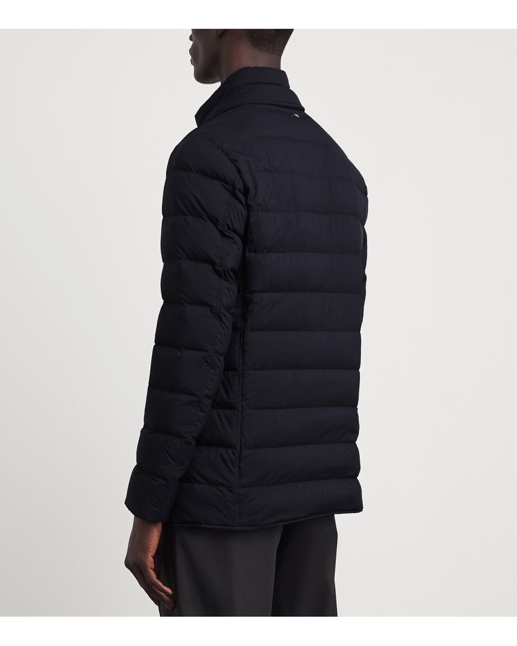Herno Blue Down Quilted Puffer Jacket for men