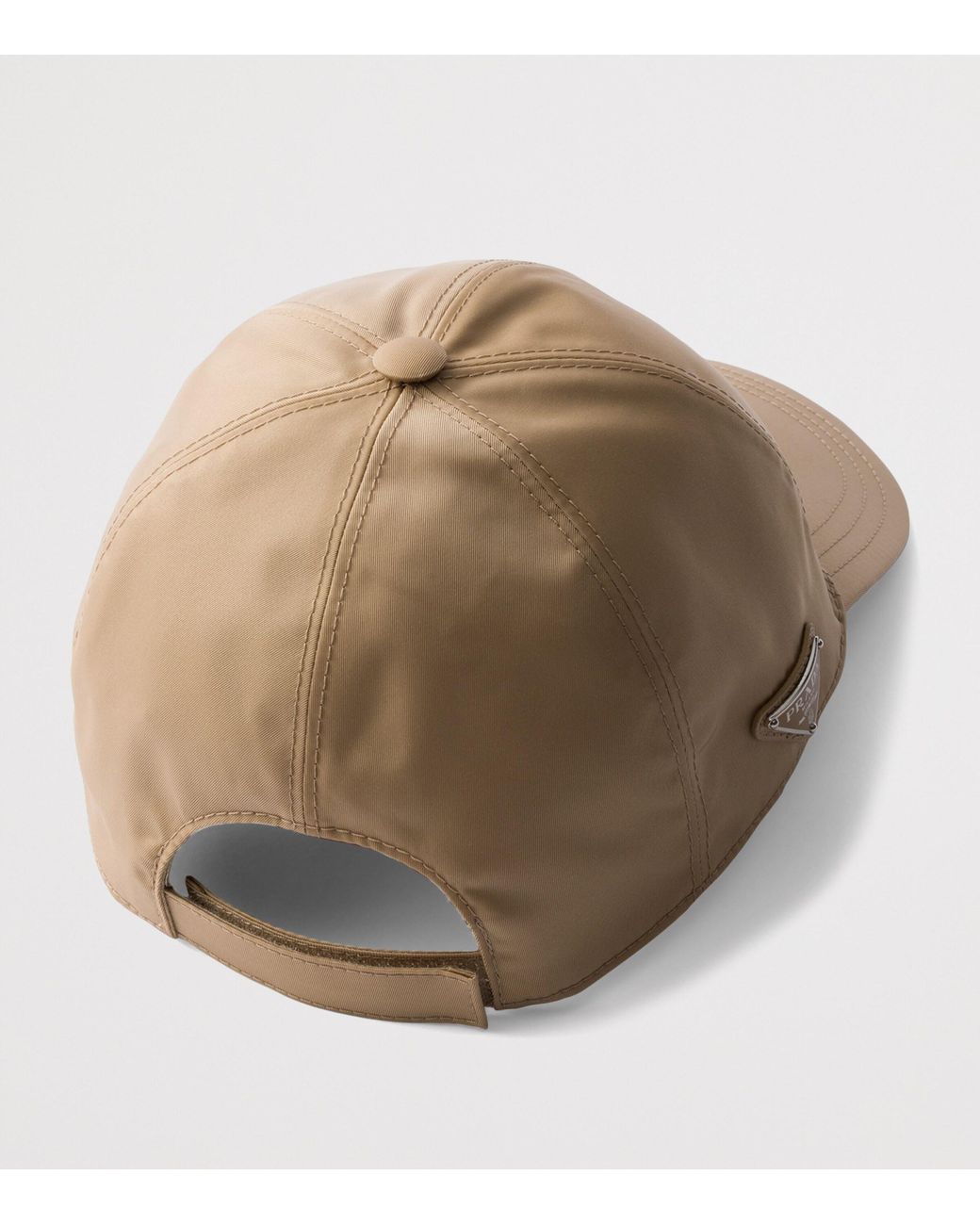 Prada Natural Re-Nylon Baseball Cap for men
