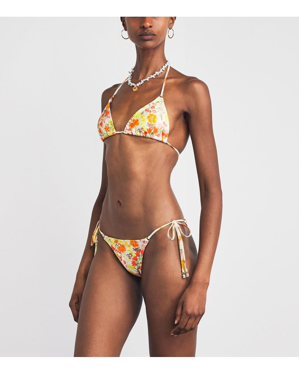 Zimmermann Metallic Floral Solstice Bikini