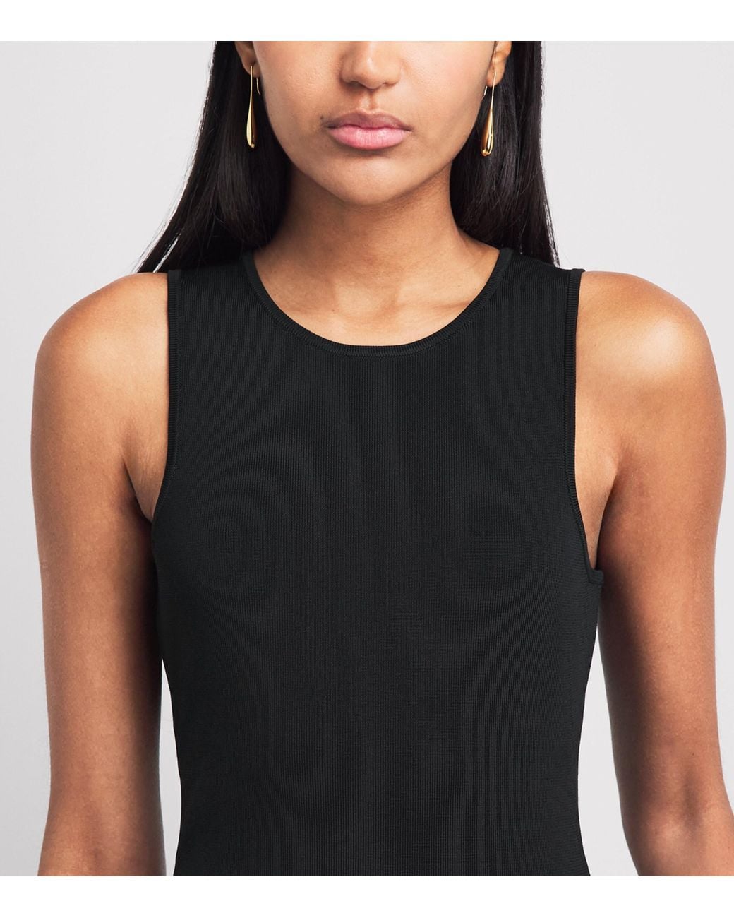 Toccin Black Margaux Fringe Mini Dress