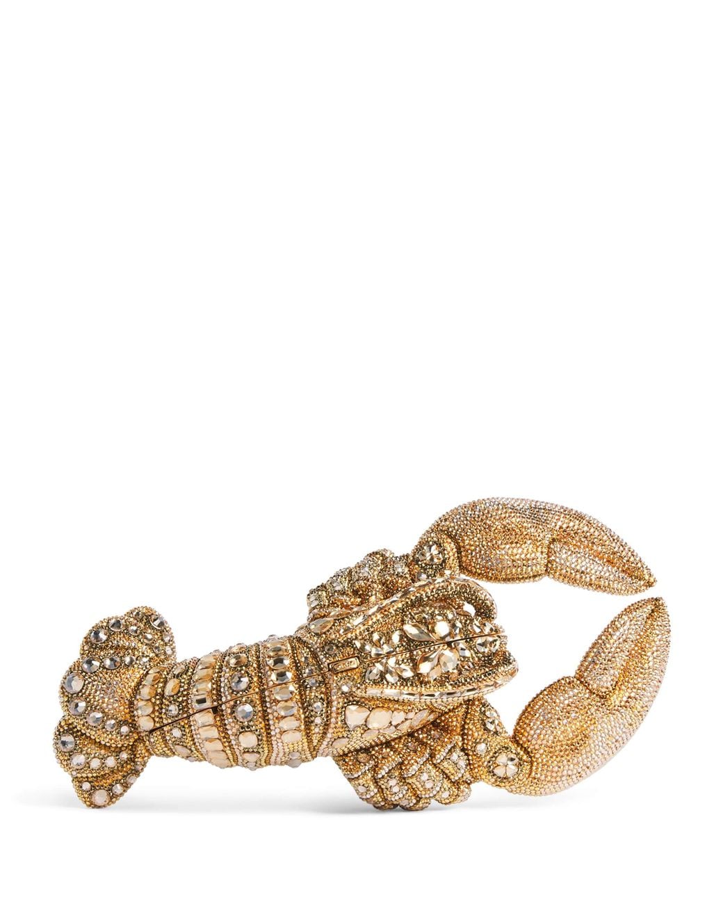 Judith Leiber Metallic Lobster Sheldon Clutch Bag