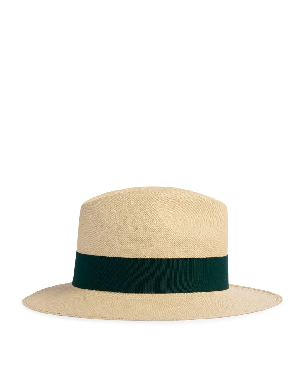Dunhill Green Straw Trilby Hat for men