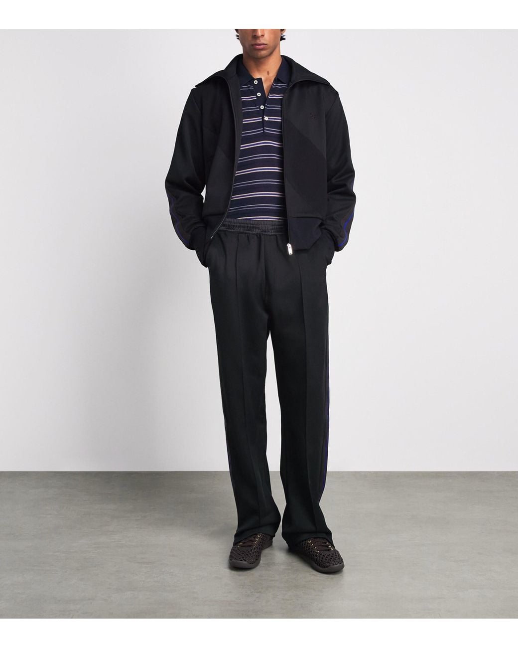 Wales Bonner Black Form Track Pants for men