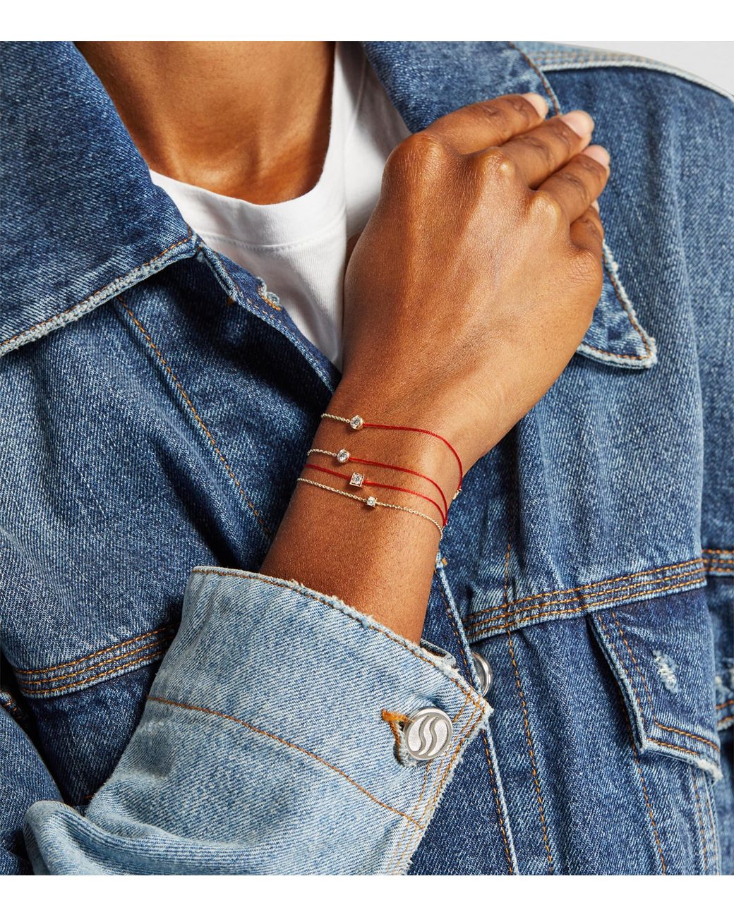 RedLine Metallic And Diamond So Pure Bracelet