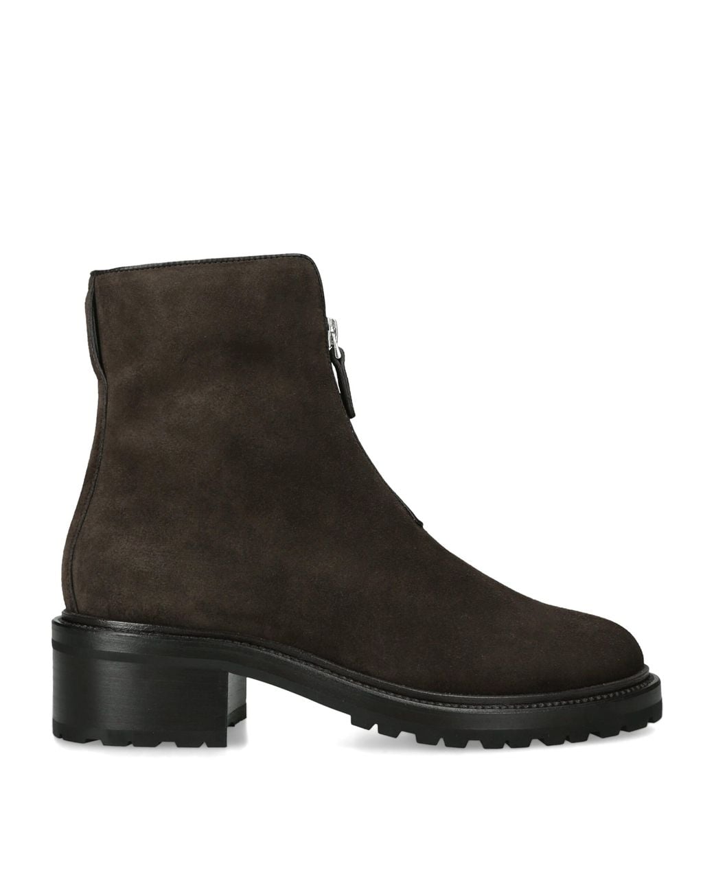 The Row Black Hike Suede Ankle Boots 15