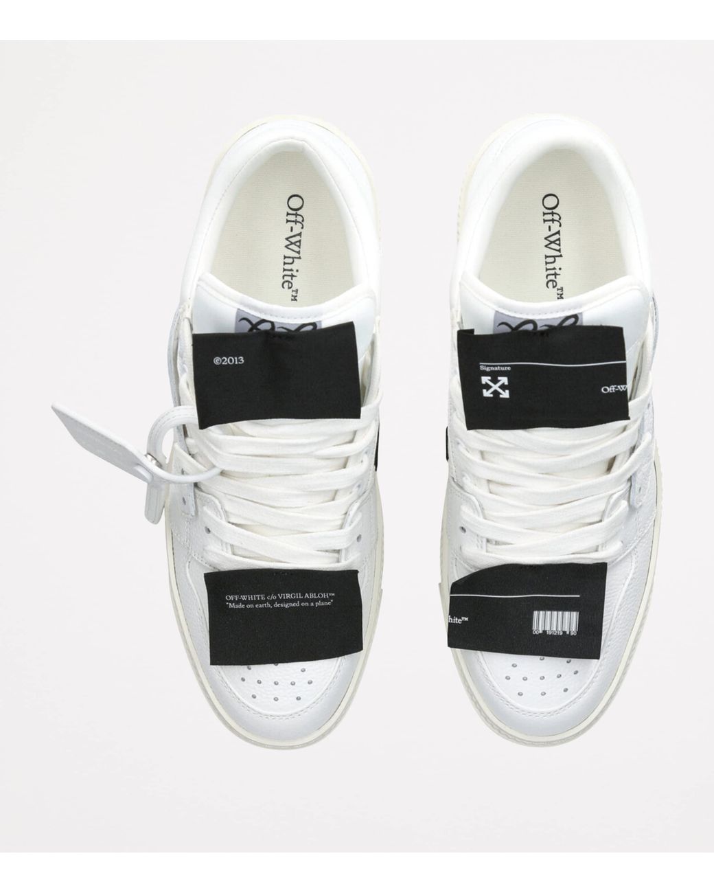Off-White c/o Virgil Abloh White Leather Low 3.0 Sneakers for men