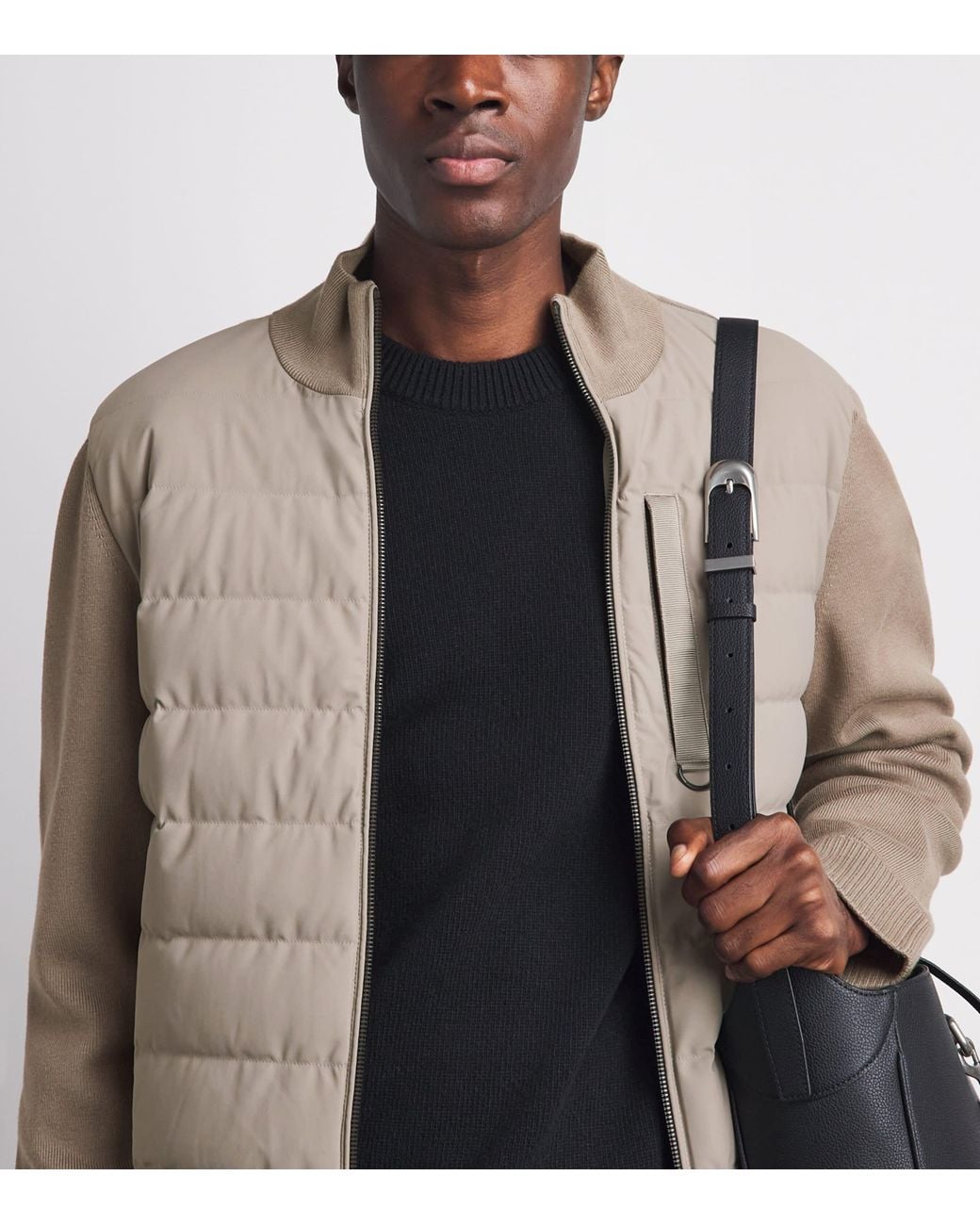 Moose Knuckles Brown Kamet Hybrid Jacket for men