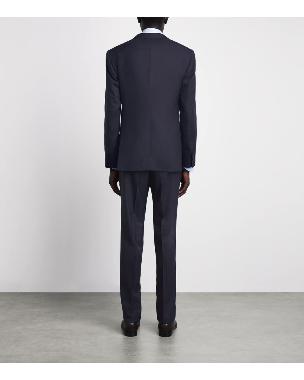Pal Zileri Blue Wool Herringbone Vicenza 2-Piece Suit for men