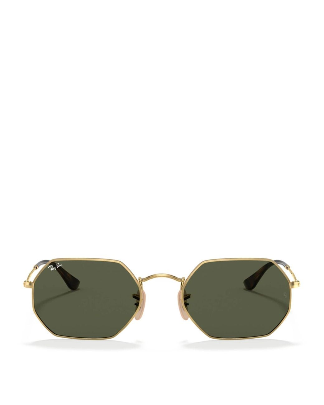 Ray-Ban Green Rb3556N Octagonal Classic Sunglasses