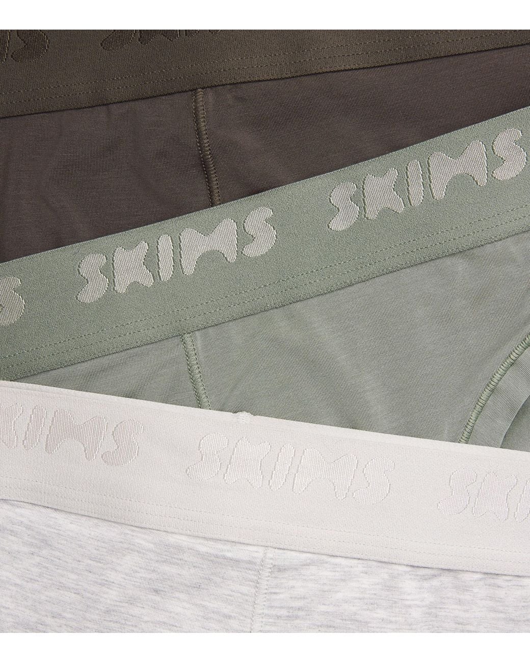 Skims Gray Stretch Briefs for men