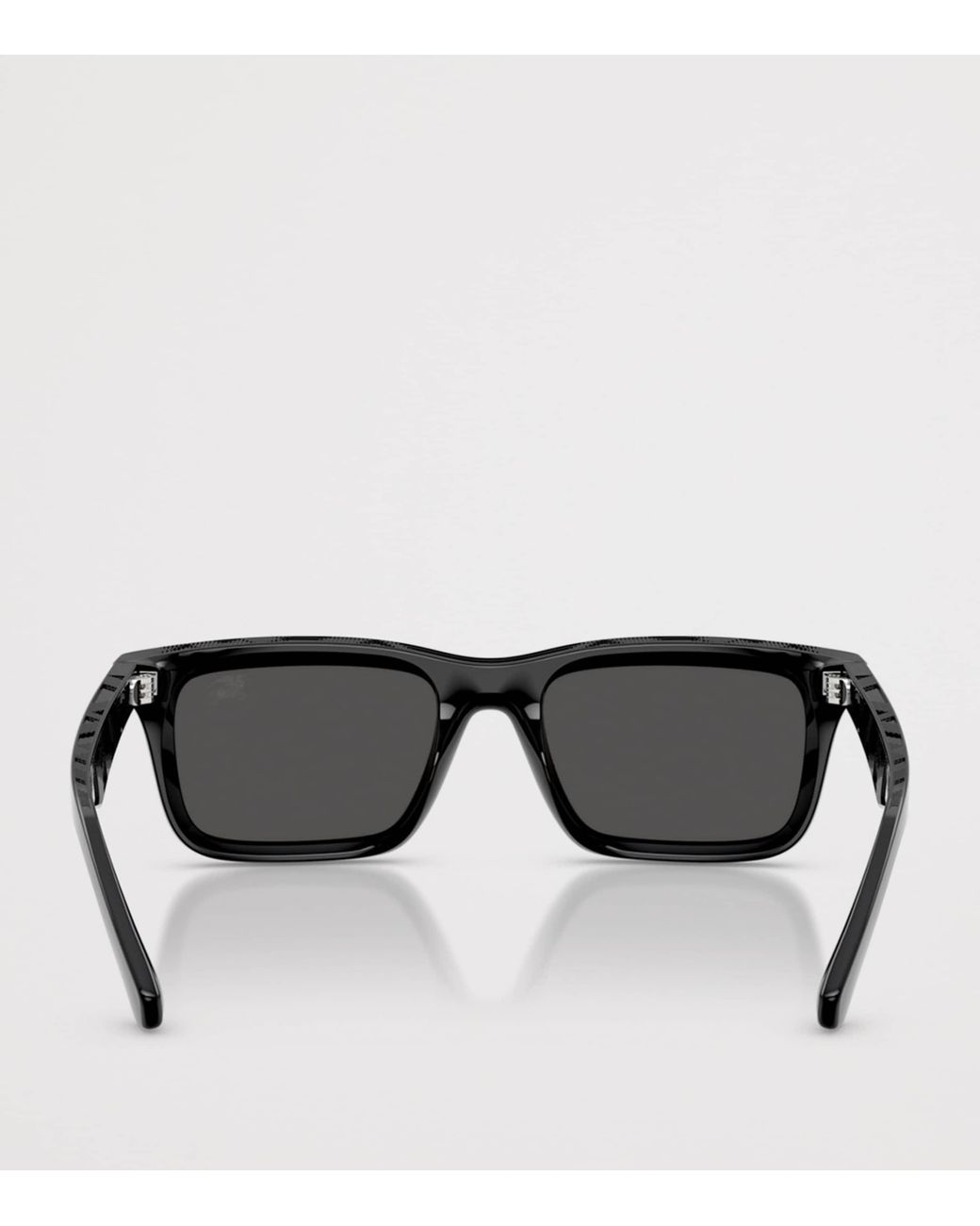 Burberry Black Injected Be4475U Rectangular Sunglasses for men
