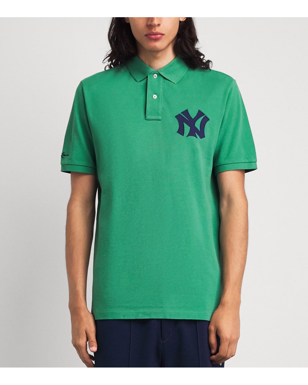 Polo Ralph Lauren Green Ny Yankees Polo Shirt for men