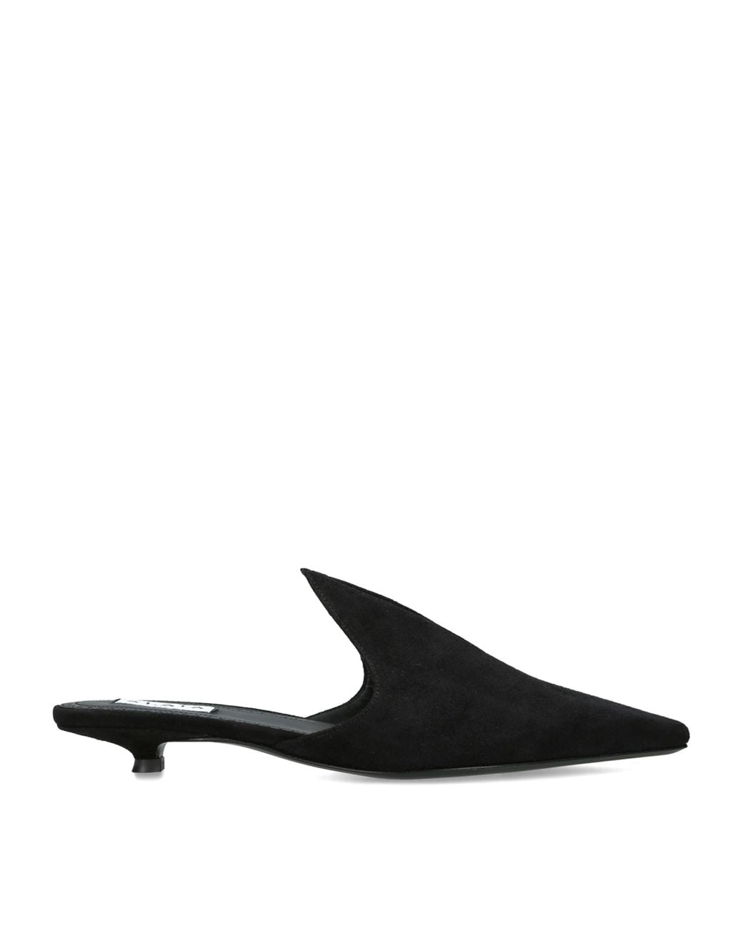 Alaïa Black Suede Pointy Mules 25