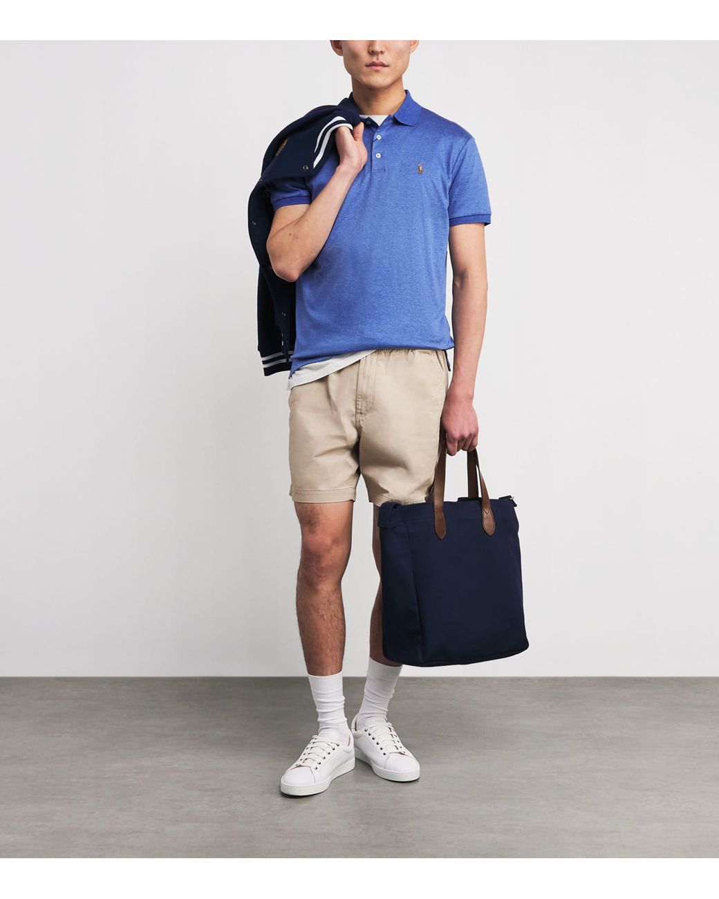 Polo Ralph Lauren Natural Stretch-Cotton Prepster Shorts for men