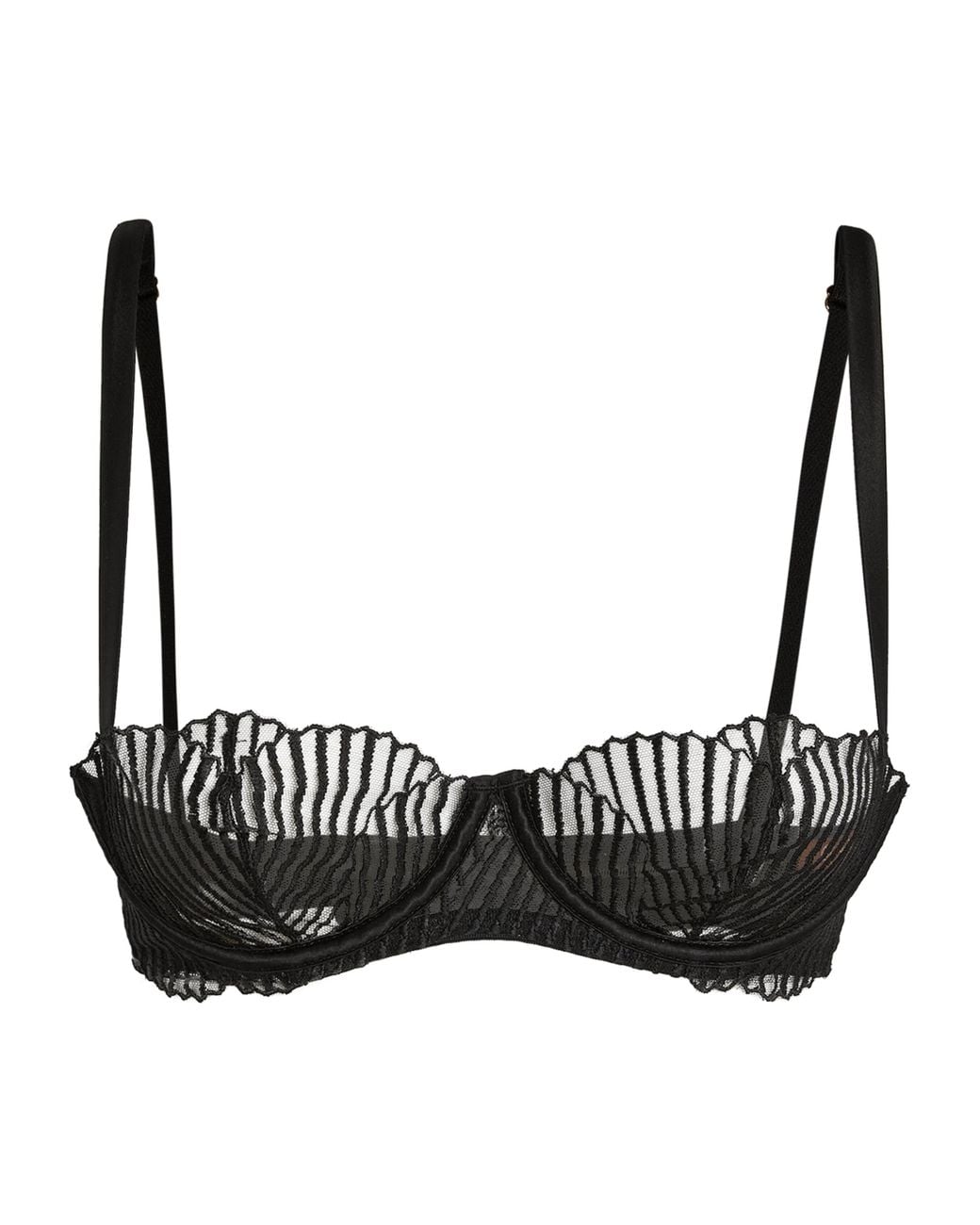 Coco De Mer Black Athena Balcony Bra