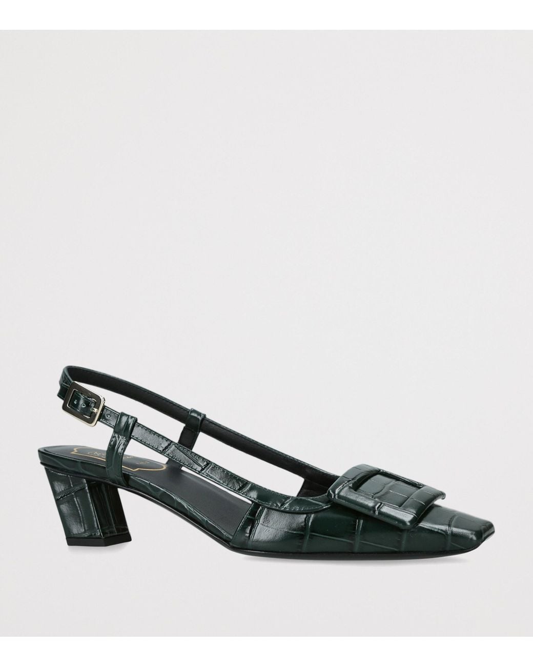 Roger Vivier Black Belle Vivier Slingback Pumps 45