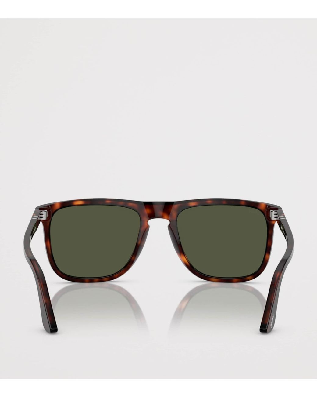 Persol Green Square Pilot Sunglasses
