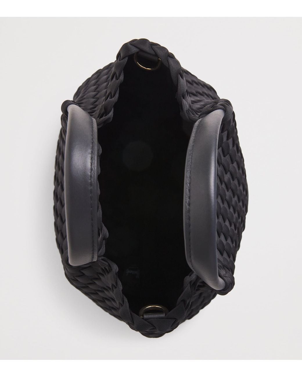 Harrods Black Mini Neoprene Woven Tote Bag
