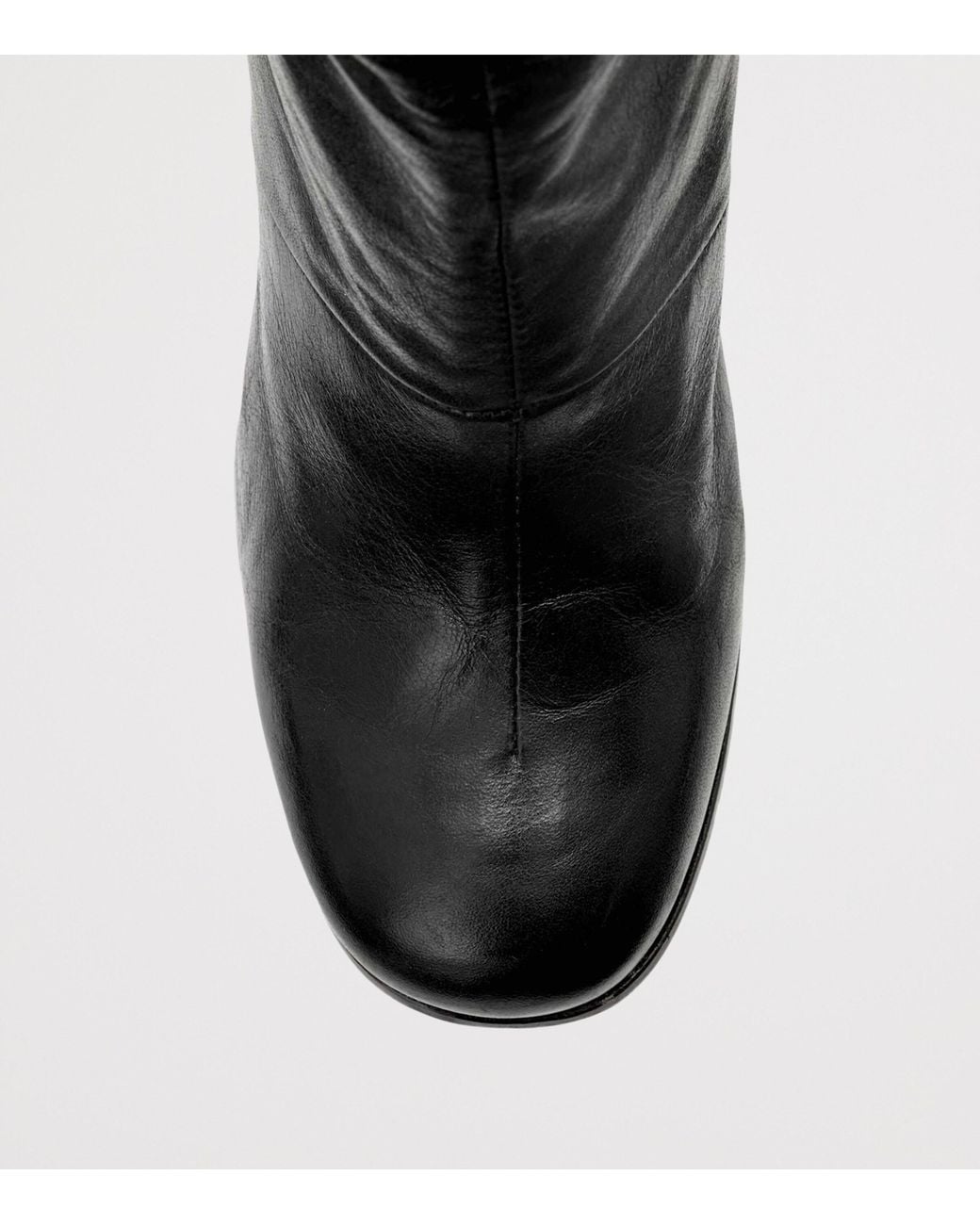 AllSaints Black Leather Marisa High Boots