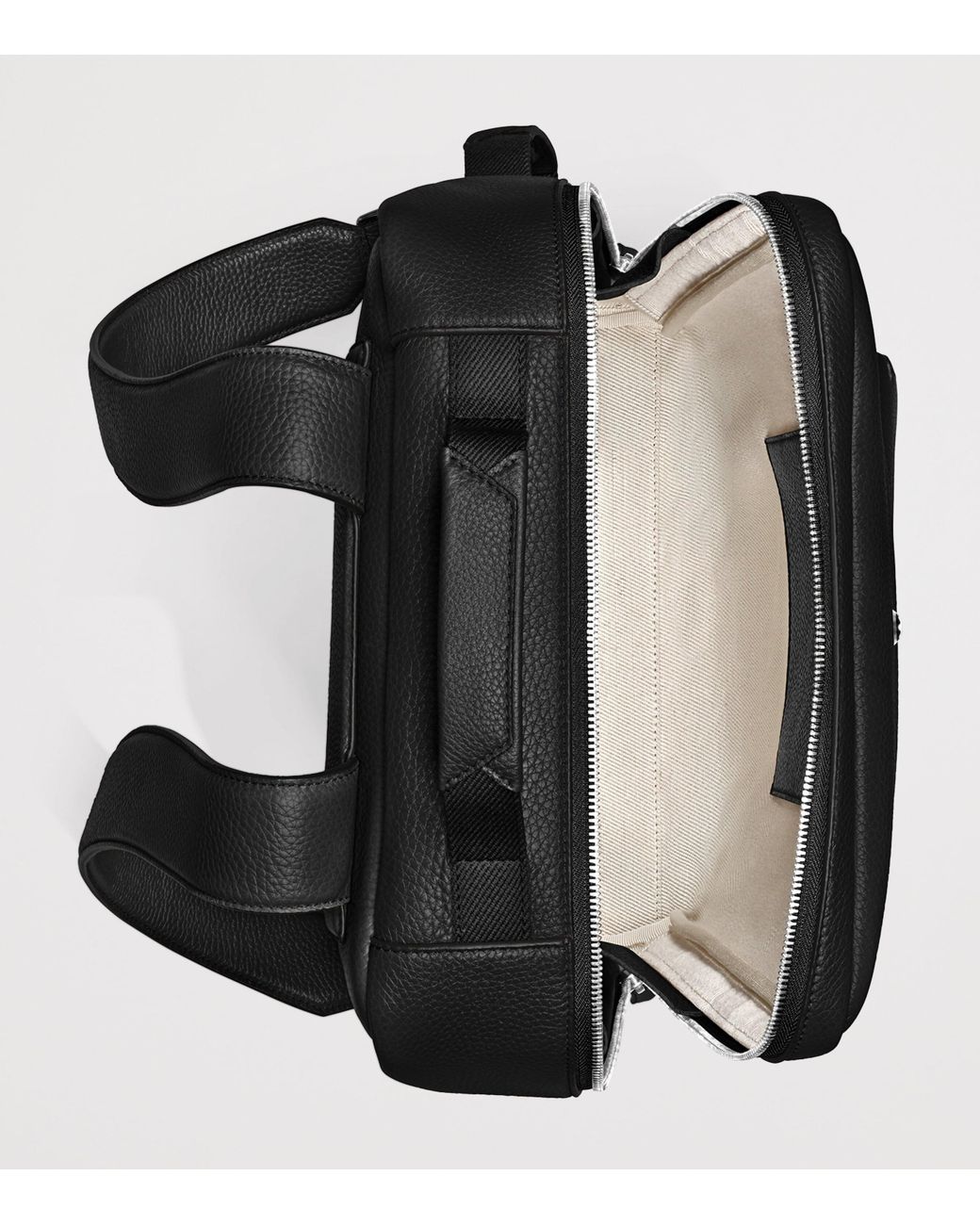 Montblanc Black Leather Companion Backpack