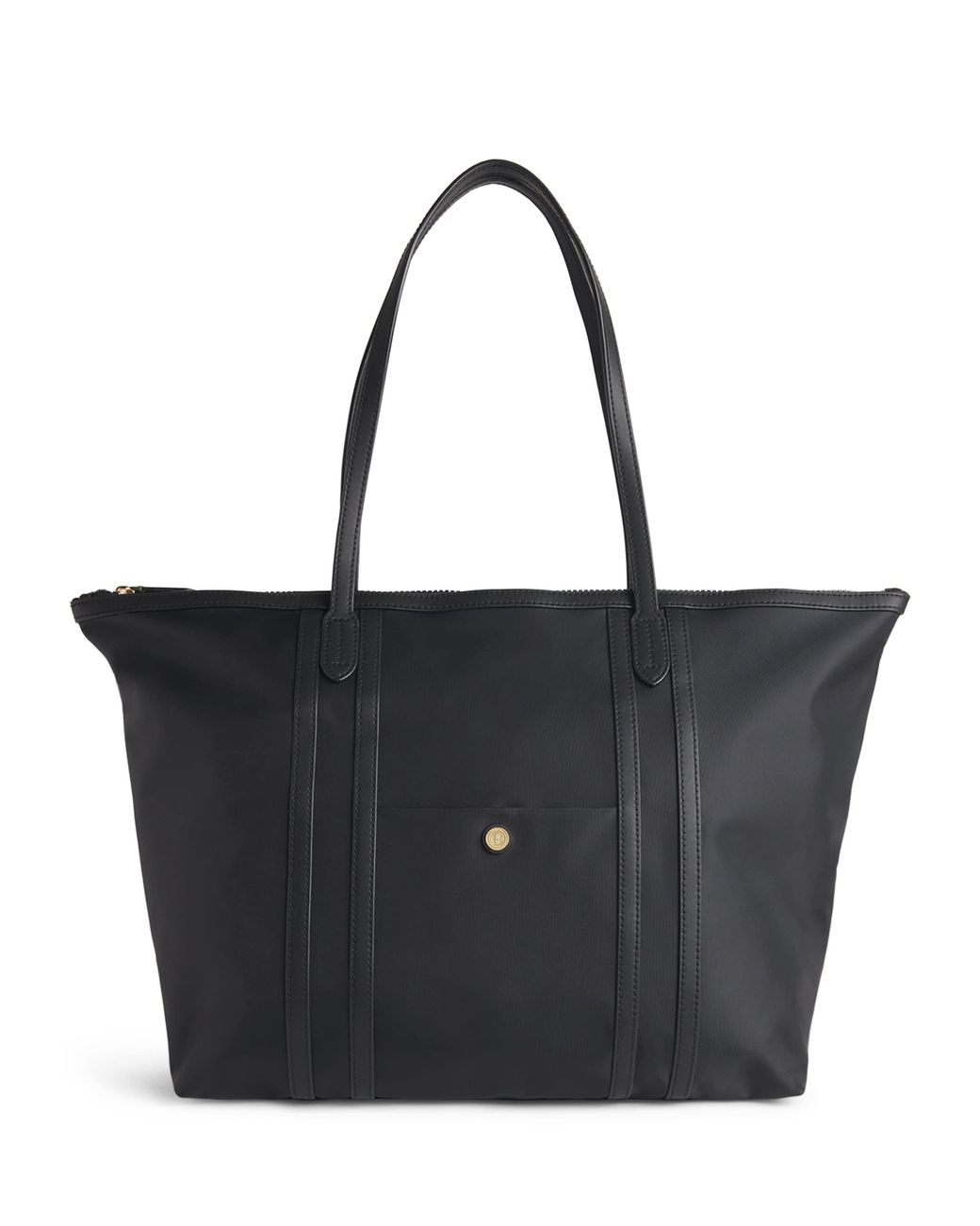 Harrods Black Nylon Jetsetter Tote Bag