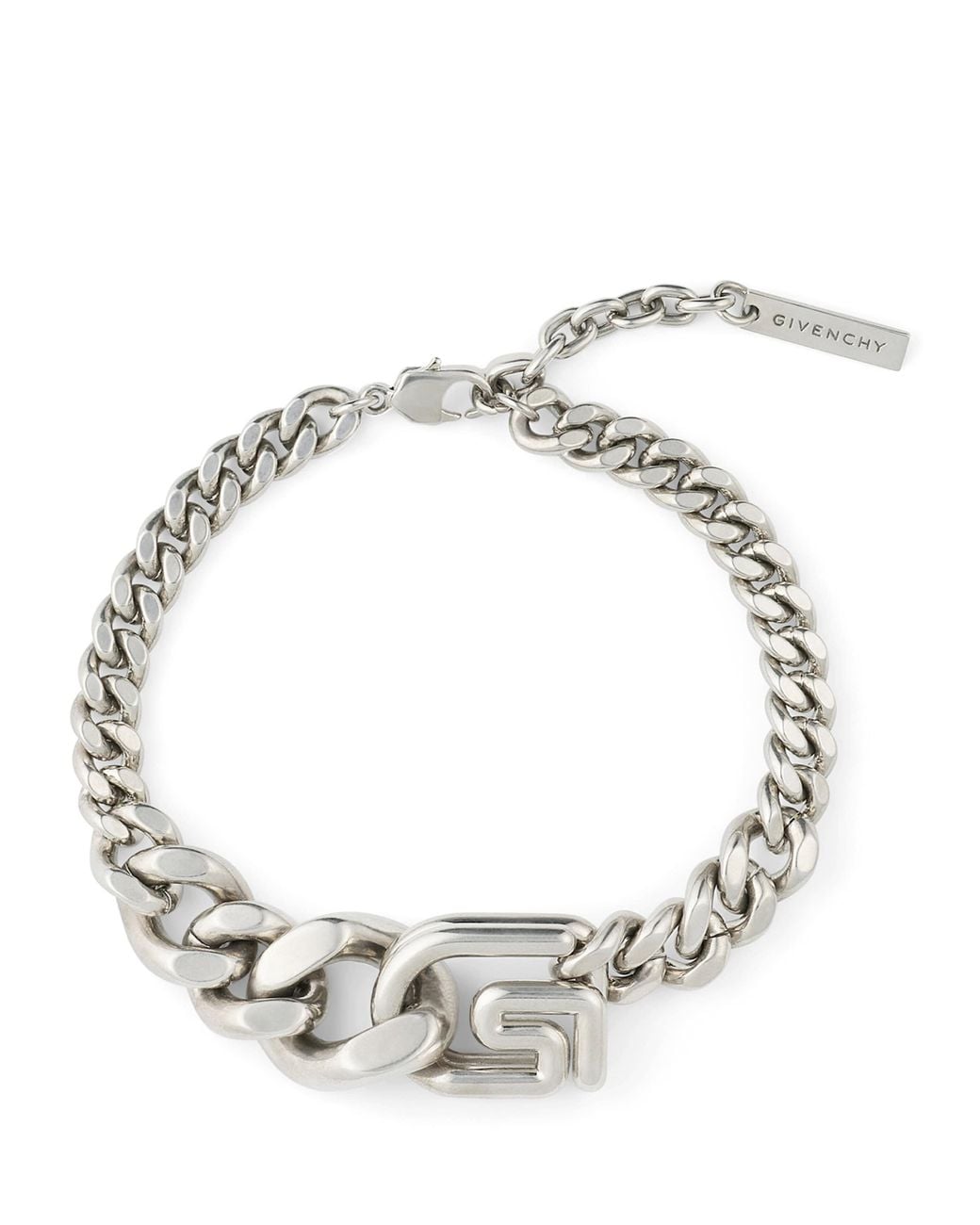 Givenchy Metallic Brass Chain G Bracelet for men