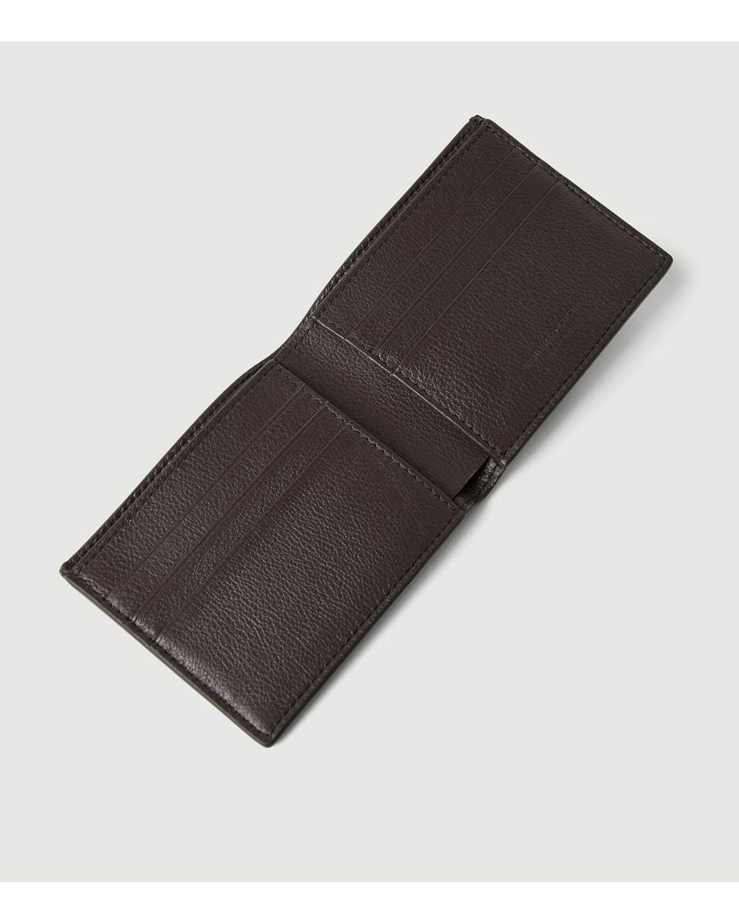 Brunello Cucinelli Black Leather Bifold Wallet for men
