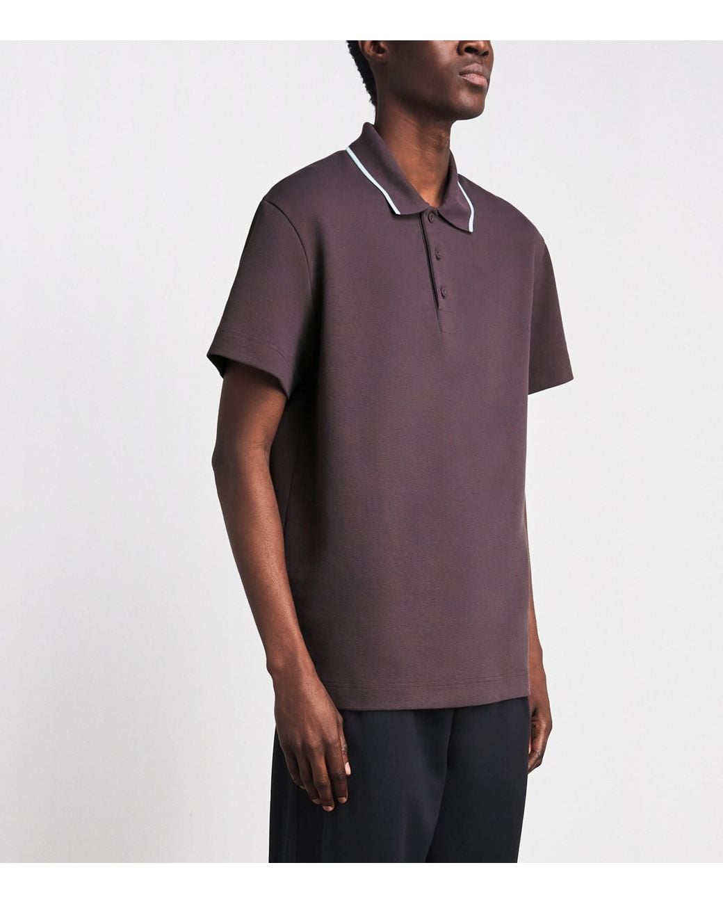 On Shoes Purple Courtside Polo Shirt for men