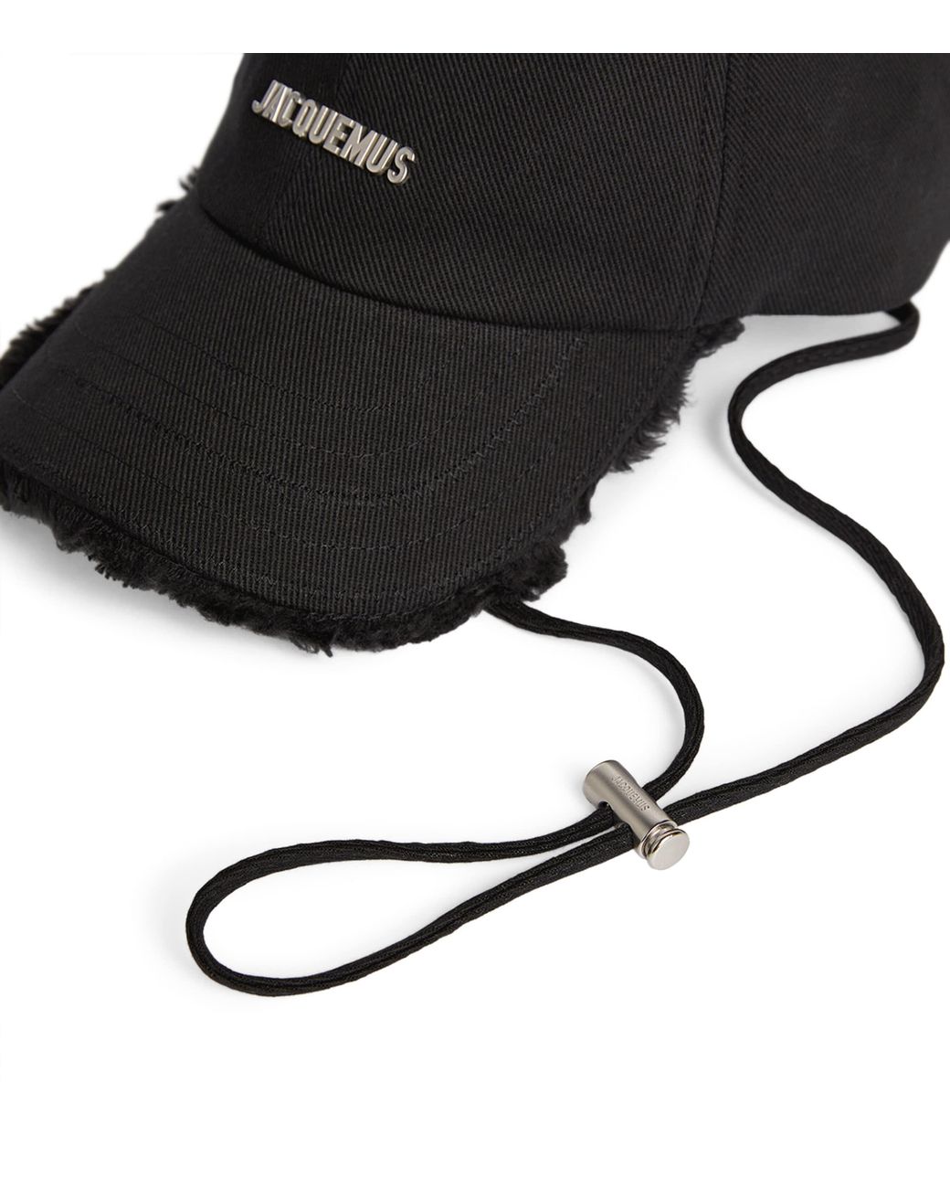 Jacquemus Black Cotton La Casquette Cap for men
