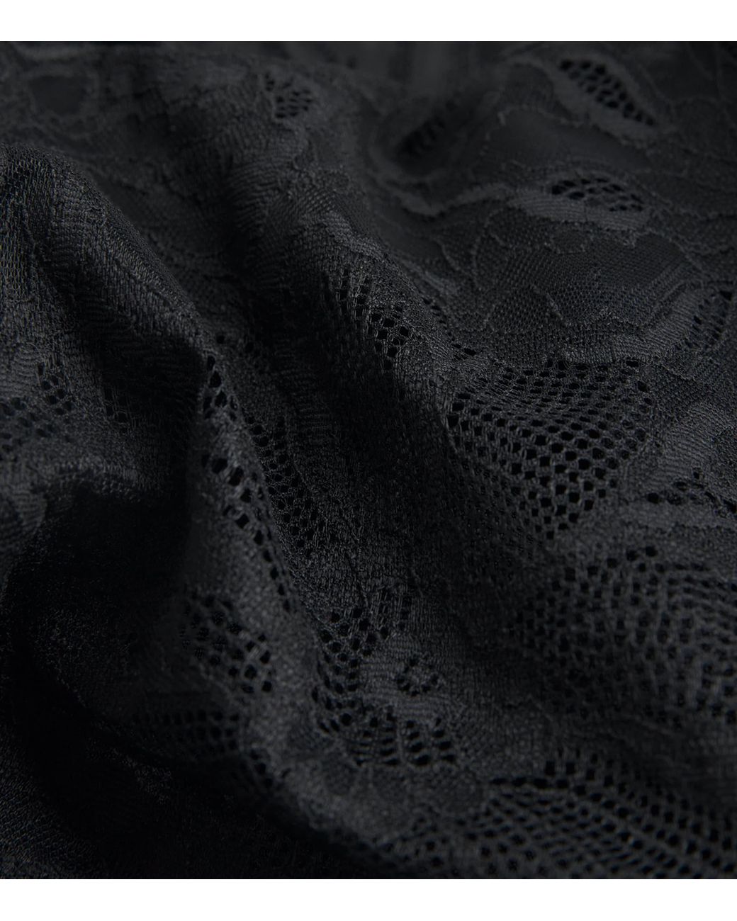 Camilla & Marc Black Lace Eleri Long-Sleeve Top