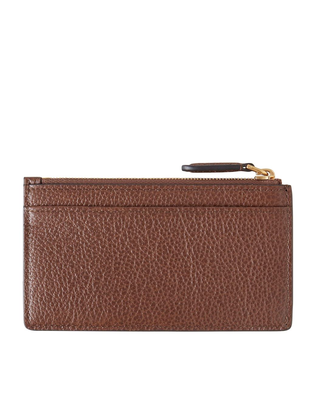 Mulberry Brown Continental Zipped Long Card Holder