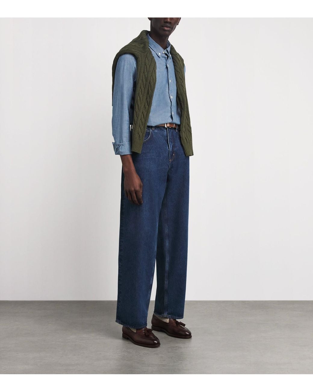 Polo Ralph Lauren Blue Denim Shirt for men