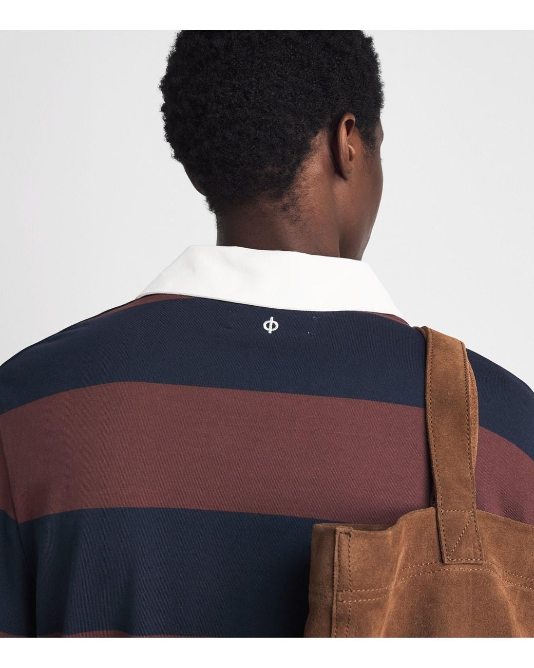 Samsøe & Samsøe Blue Stripe Sakevin Rugby Sweatshirt for men