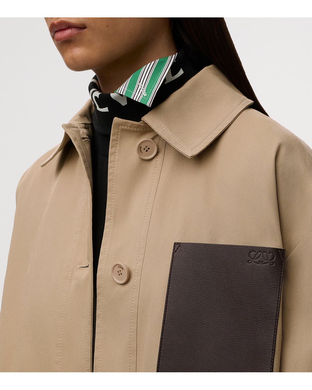 Loewe Natural Cotton Workwear Jacket