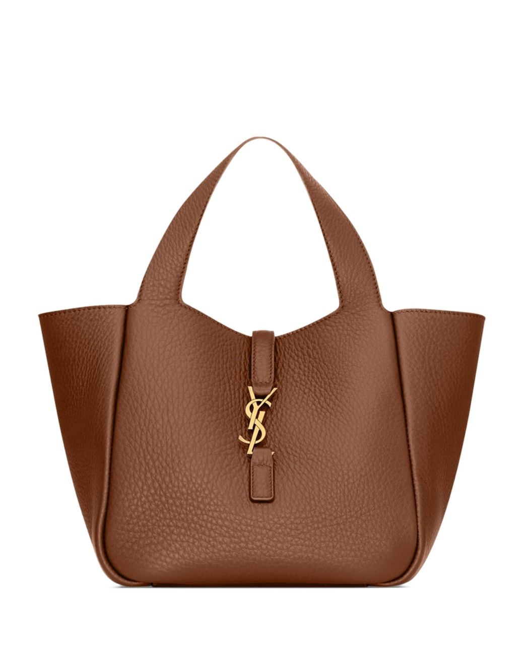 Saint Laurent Brown Baby Le 5 À 7 Top-Handle Bag