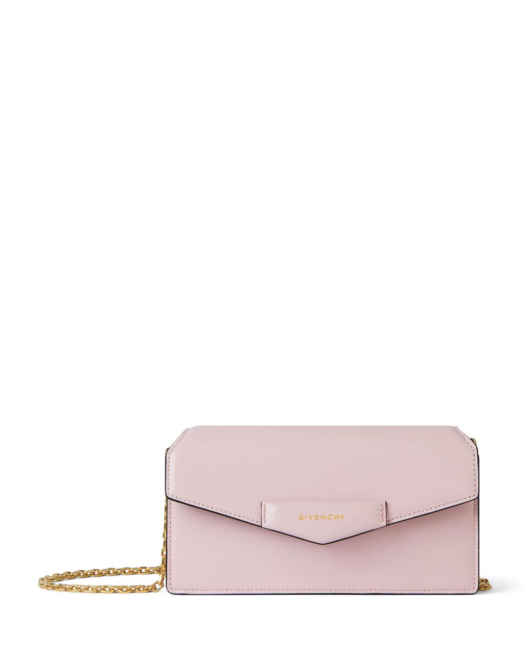 Givenchy Pink Leather Antigona Chain Wallet
