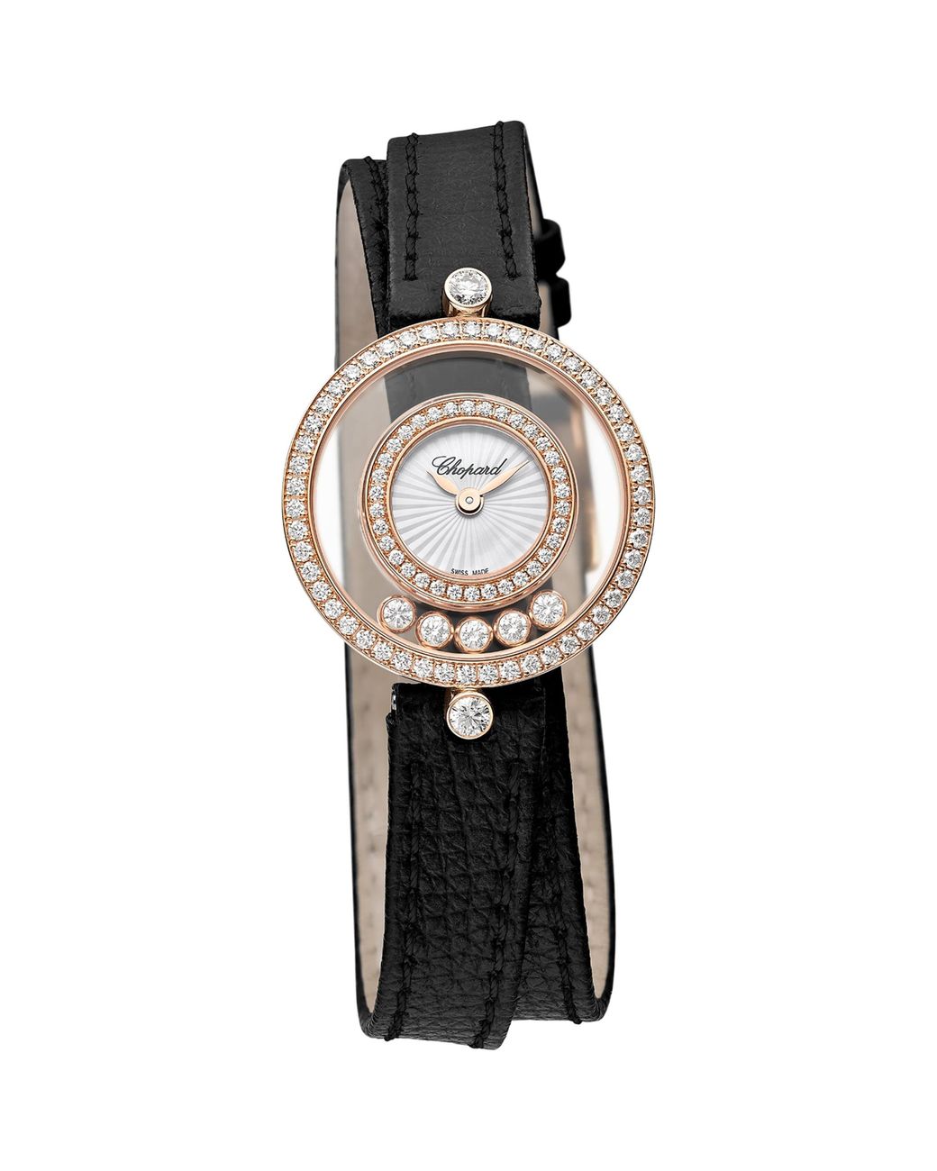 Chopard White And Diamond Happy Diamonds Watch