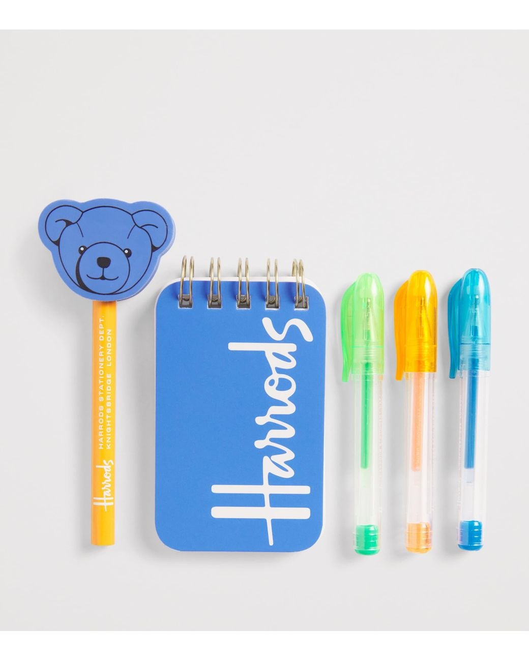 Harrods Blue Logo Backpack Keyring