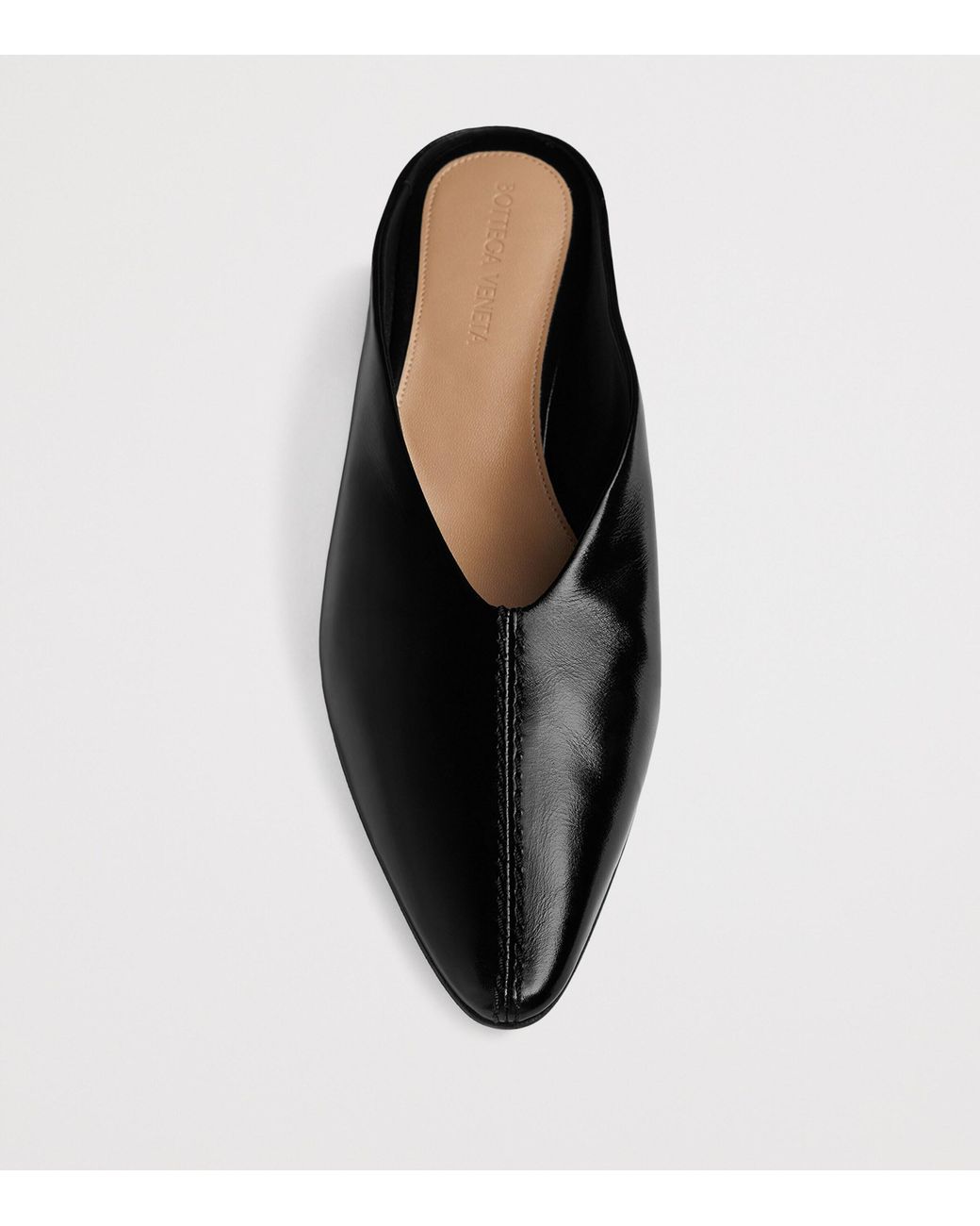 Bottega Veneta Black Lambskin Vesta Heeled Mules 40