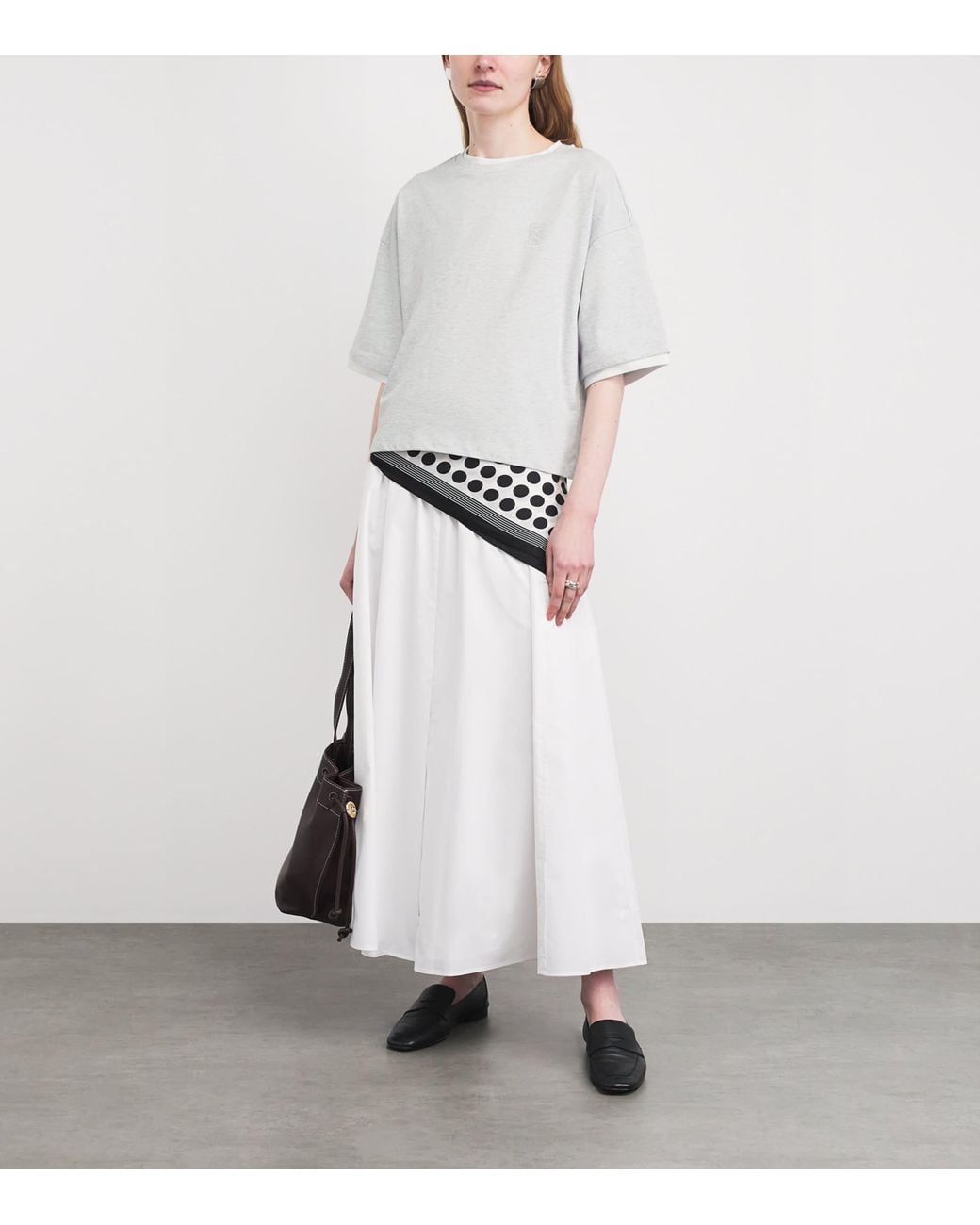 Sandro White Cotton Logo T-Shirt