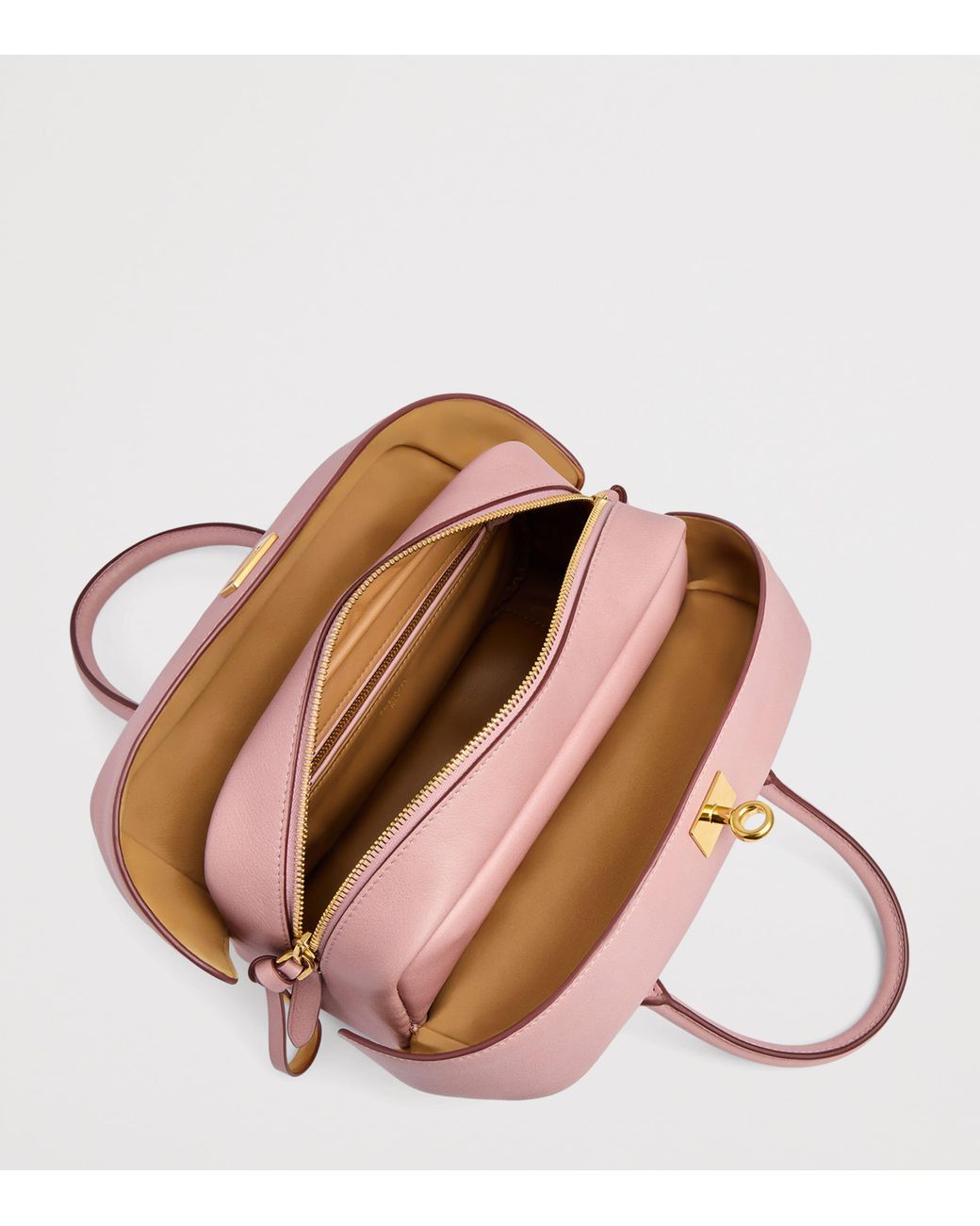 Balenciaga Pink Lambskin Le 7 Bowling Bag