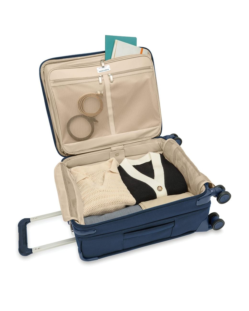 Briggs & Riley Blue Baseline Global Carry-On Expandable Spinner Suitcase