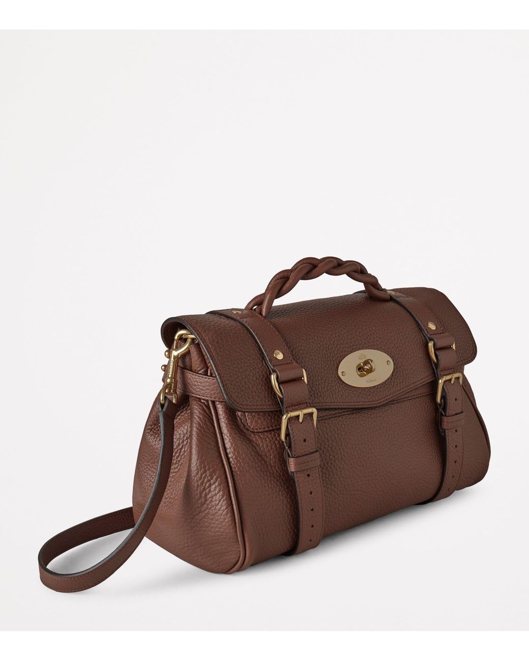 Mulberry Brown Leather Alexa Cross-Body Bag