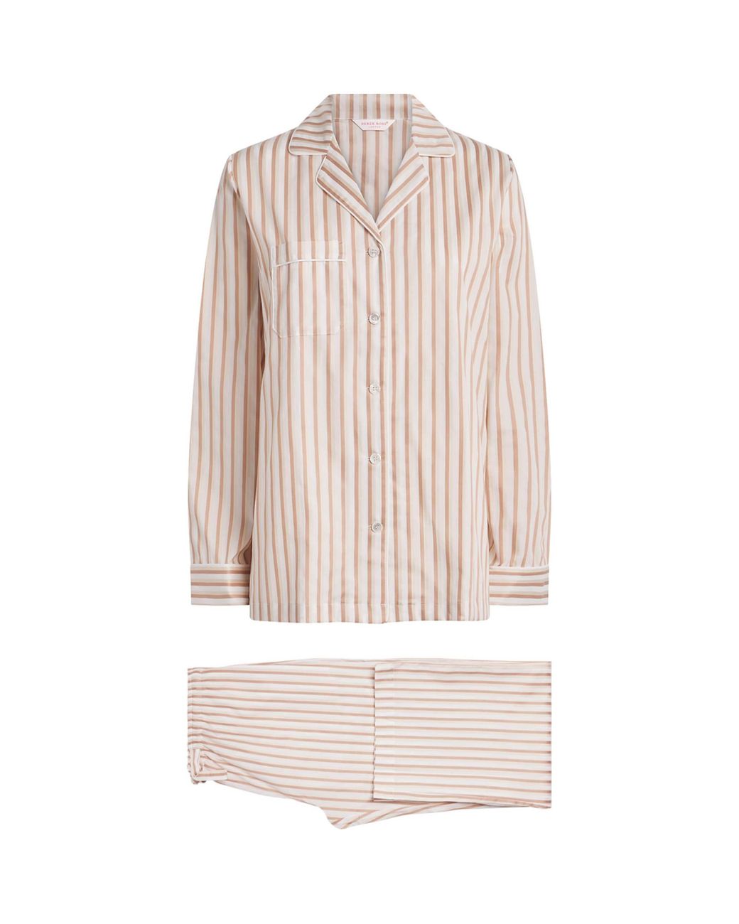 Derek Rose Multicolor Cotton Capri Pyjama Set